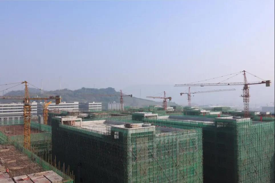 北方永发重庆二期项目厂房顺利封顶